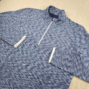 Zero Restriction Sweatshirt Women XL Shae Mock 1/4 Zip Blue Golf Pickleball